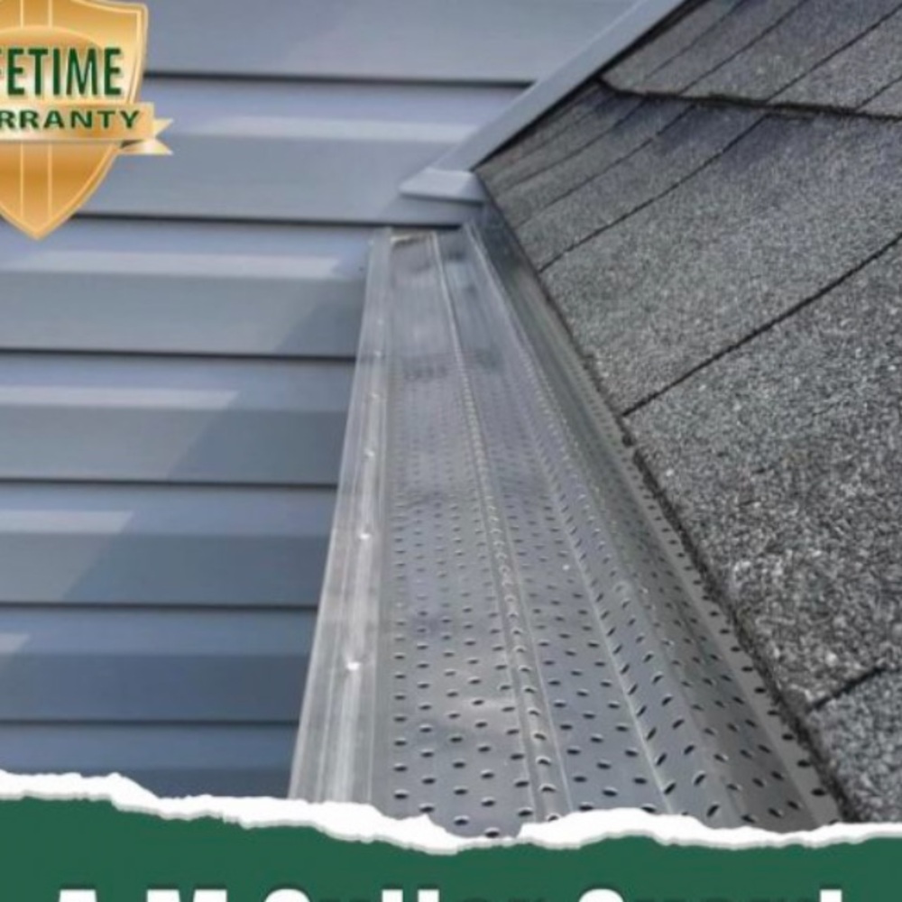 Clear Aluminum Gutter Guard - Transparent Home Accents
